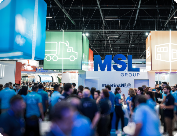 MSL Group trade show booth